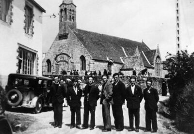 Inauguration au bourg en 1932